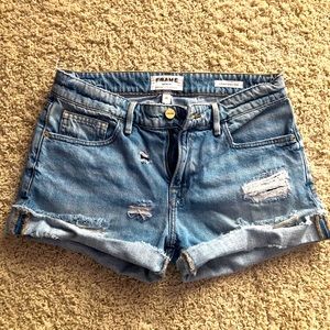 Frame size 25 Jean shorts - great condition!